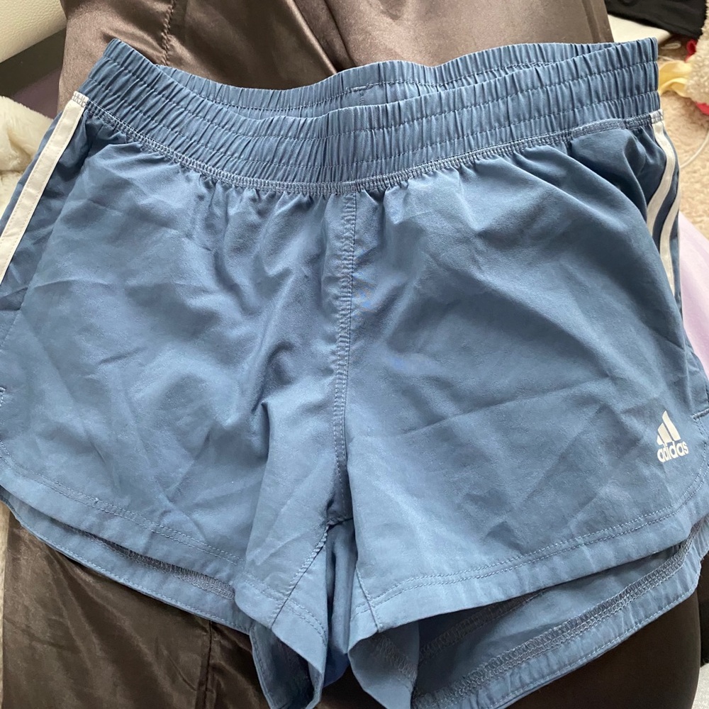 Blue Adidas Athletic Shorts